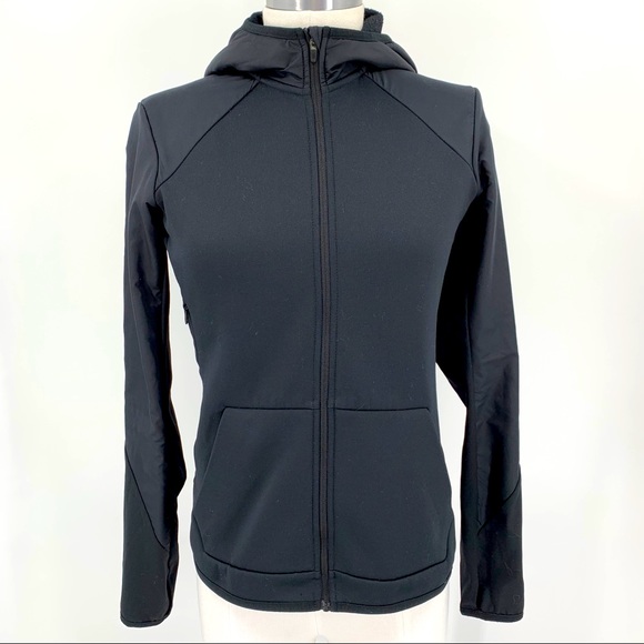 Nike Jackets & Blazers - Nike Black Dri-Fit Full Zip Running Hoodie Jacket